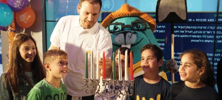 חנוכה בחינם הרכבת הקלה תל אביב