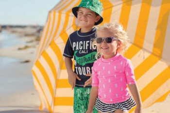 רשתH&O  השיקה קולקציית בגדי ים לתינוקות וילדים 