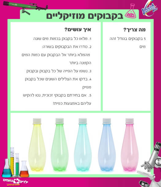 בקבוקים מוזיקליים וניש קליה