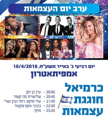 עצמאות 2018 כרמיאל- אתר לגדול
