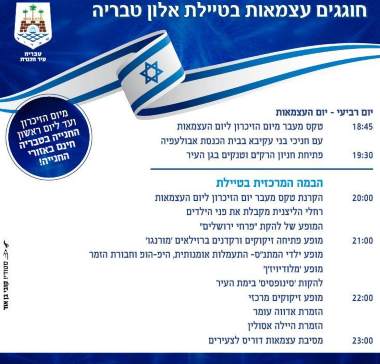 עצמאות 2019 טבריה
