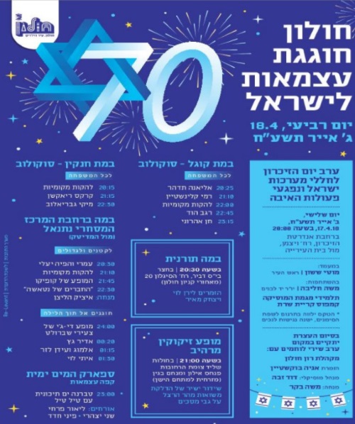 עצמאות 2018 חולון - אתר לגדול