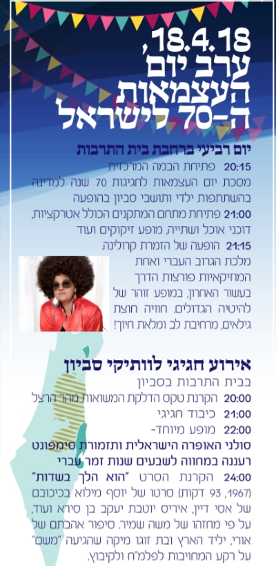 עצמאות 2018 סביון, עצמאות 70 - אתר לגדול