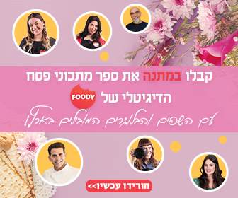 ספר מתכוני פסח מתנה - פודיס - אתר לגדול