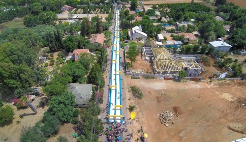 מגלשת ענק פתח תקווה יולי 2015