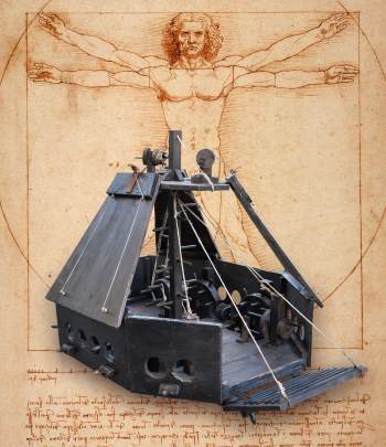 תערוכת לאונרדו 500 במתחם האנגר 11