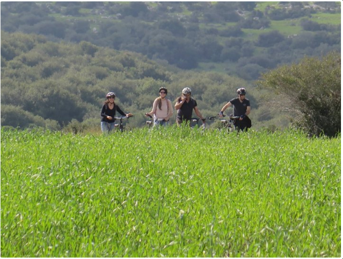 נקודת מוצא, טיולי אופניים, חבל עדולם