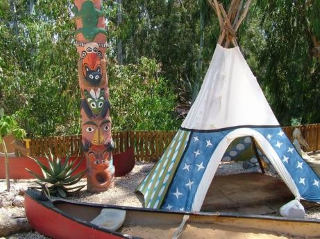 אוהל אינדיאני - רוב רוי אתר לגדול