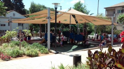 שרונה ת א פארק שרונה מתקנים לילדים במתחם שרונה תל אביב לגדול