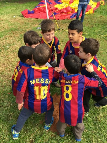 קבוצת כדורגל יום הולדת לילדים