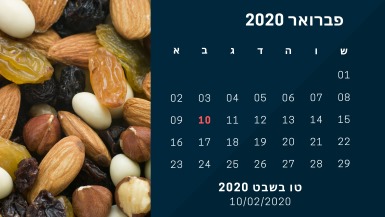 חופשת טו בשבט 2020 לוח חופשות אתר לגדול
