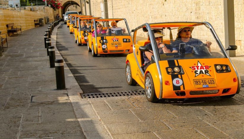 סטאר קאר, טיול ברכב חשמלי בירושלים- לגדול